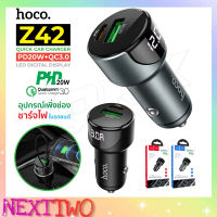 Hoco​ Z42 หัวชารจ์​ หัวชารจ์รถ รุ่นใหม่ล่าสุด​ PD20W+QC3.0​A​ พร้อมหน้าจอLCD ของแท้100% Car Accessories Nexttwo