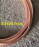 ❀✗❁ 6.35x0.7mm 1/4 air conditioner T2 copper tube coiler Purple copper pipe cooling coil coiled-cooling pipe cold coil