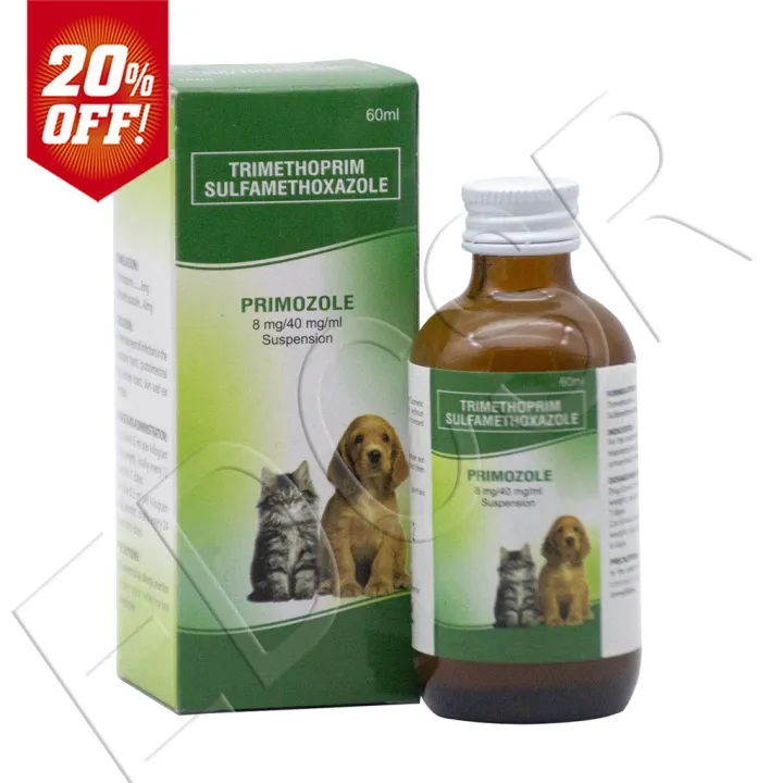 Primozole Antibiotic Antimicrobial OTC Suspension Medication for Dogs