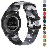 【LZ】 Nylon Loop Strap For Huawei Watch 3 GT3-2 Pro Samsung Galaxy Watch 3/Gear S3 Three-ring Bracelet Amazfit GTR4/Stratos 22mm Band