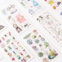 [NEW EXPRESS]▨ 6 Sheets/Pack Washi Paper Decorative Stickers for Journal/Notebook/Diary Scrapbook (20 Themes)