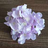 50pcs Silk Hydrangea Heads Artificial Flowers Head for Flower Ball Wedding Path Home Shop Decor DIY Flower Wall Accessories KB01