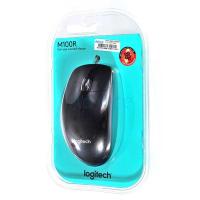 USB Optical Mouse LOGITECH (M100R) Black