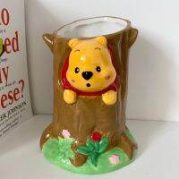 ส่งจากไทย? ที่ใส่ช้อนส้อม Winnie the pooh หมีพูห์ ที่จัดเก็บอุปกรณ์ในครัว ที่เก็บเครื่องใช้ในครัว ที่เก็บของ เซรามิค