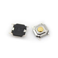 Aleaty? 20pcs 4*4*1.5mm LIGHT TOUCH SWITCH ON/OFF ปุ่ม Micro Switch SMD 4Pin สวิตช์