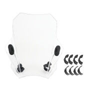 Areyourshop Kính Chắn Gió Điều Chỉnh Được Cho Xe Máy Thông Dụng 22MM 25MM