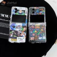 JieHui เหมาะสำหรับ VIVO X flip เคสโทรศัพท์แฟชั่น Toy Story สามชิ้น