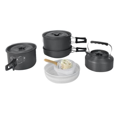 Camping Cookware Set Lightweight Portable Folding Pot and Pan with Carrying Bag,for Outdoor Camping Backpacking Picnic