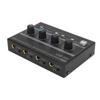 Headphone Amplifier 4-Channel Ferroalloy Mono/Stereo Monitor Set AMP-I4 II Chargeable Headphone Amplifier