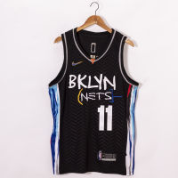 เสื้อคุณภาพสูง 【Feb】 2022 New Season NBA͛ Mens Brooklyn Nets 11 Jersey City Black Basketball Jerseys