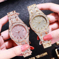 Luxury Watches for Women Full Iced Out Gold Watch Women Rhinestone Wristwatch Unique Gifts Especial Relojes Para Mujer Relogio