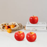 VORCOOL 8 ชิ้น Apple Adornments โฟมปลอม Apple ตกแต่ง Apples ตู้โชว์ Apples Decorations