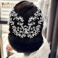 A330 Rhinestone Wedding Tiara Silver Crystal Bridal Hair Accessories Headpieces Head Jewelry Women Headdress Baroque Headwear