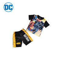 Magic Two Justice League T-Shirt Set Batman Pattern Black colour ชุดเซ็ตเสื้อคอกลมกางเกงขาสั้นพิมพ์ลายจัสติสลีกสำหรับเด็ก ลายแบทแมน สีดำ