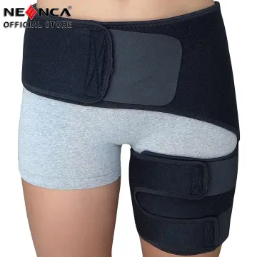 1pcs Thigh Brace Hamstring Wrap Compression Sleeve Trimmer，for