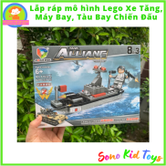 Bộ Đồ Chơi Lắp Ráp Mô Hình Lego Xe Tăng,Lego Máy Bay