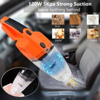 【LZ】❧✾  Car Vacuum Cleaner Car Handheld Vacuum Cleaner Powerful Suction Mini Vacuum Cleaner Auto Wet/Dry Clean   lighting dual purpose