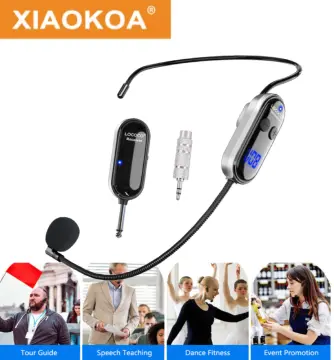 XIAOKOA Wireless Microphone,Microphone sans Fil 2.4G,Transmission