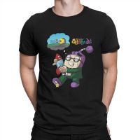 Jeff T-Shirt Men Oddbods Amusing Reasonless Seven Different Lovable Characters Novelty Tee Shirt Round Collar T Shirt 【Size S-4XL-5XL-6XL】