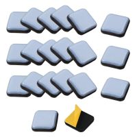 20 PCS Furniture Sliders PTFE Self Adhesive Furniture Moving Pads Square Floor Protection Pad Silent Move Furniture Feet Furniture Protectors  Replace