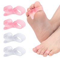 2pcs=1pair Silicone Toe Spreader Separator Bunion Hallux Valgus Corrector Thumb Finger Correction Straightener Foot Care Tool Shoes Accessories