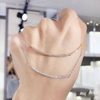 Swarovski Outlet discount only smile necklace womens accessories simple rose gold clavicle chain gift 【SSY】