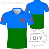 NEW Roman Roma Gypsy 2023 Flag Roman People Polo Shirt Printed Photo Logo Clothing Custom T-shirt cheap