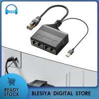 Blesiya RJ45ตัวแยกอีเธอร์เน็ต RJ45รางช่องยูเอสบีสำหรับ Cat5E Cat5 Cat8 Surf ออนไลน์