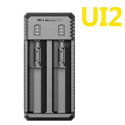 100% เดิม UI1 NITECORE ที่ชาร์จแบตเตอรี่ลิเธียมไอออน USB แบบพกพา UI2ใช้ได้กับ26650 20700 21700 18650 16340แบตเตอรี่14500