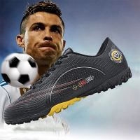 【 Shoe King 】   Ready Stock  Plus Size 34-45 Kasut Sukan Sepatu Bola Sepak Lelaki Kids Soccer Football Shoes Futsal Shoes Kasut