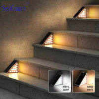 LED พลังงานแสงอาทิตย์กลางแจ้ง Anti-theft Stair Light Lens Design Super Bright IP67 Waterproof Step Lamp Decor Lighting Atmosphere Party-Linqiaoe