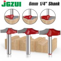 6mm 1/4′′Shank Router Bit Trim Bit Cabinet มีดประตูที่วางแขนมีดทังสเตนเหล็กกัดตัดเครื่องมืองานไม้