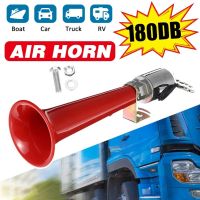 Auto Car Electric Air Horn Speaker 180DB 12V/24V Single Trumpets Super Loud Electric Car Horn For Vehicle Truck Lorry Boat Van