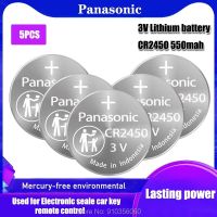 ปุ่ม CR2450พานาโซนิค2450 3V สำหรับ Volvo 5ชิ้นสั่งล่วงหน้า