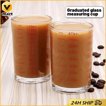 1pc Shot Glasses Measuring Cup Espresso Shot Glass Liquid Heavy