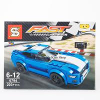 ProudNada Toys ของเล่นเด็กชุดตัวต่อเลโก้รถแข่ง S FAST CHAMPIONS 203+PCS 6794