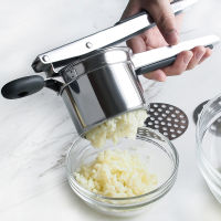 Masher Ricer Press Mashed Potatoes Stainless Steel Crushing Puree Fruit Vegetable SqueezerJuicer Press Maker kitchen Tool