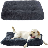 Dog Cat Bed Plush Crate Mat Kennel Pad Machine Washable Anti-Silp for Large Medium Small Cats and Dogs