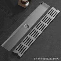 【hot】♝  Floor Drain304 Brushed Rectangle Deodorant Room Shower Linear Drainage Side Drains