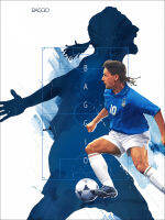 โปสเตอร์นักฟุตบอล Roberto Baggio รับทำ โปสเตอร์ติดผนัง ของแต่งบ้าน แต่งห้องนอน 77poster