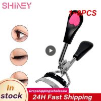 1 8PCS Lady Professional Eyelash Curler With Comb Tweezers Curling Eyelash Clip Cosmetic Eye Beauty Tool maquillaje