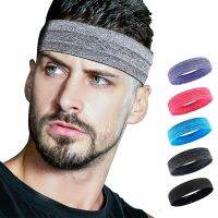 ที่คาดผมสำหรับเล่นกีฬาวิ่งฟิตเนสสสส Sweatband ยืดหยุ่นดูดซับเหงื่อปั่นจักรยานจ๊อกกิ้งเล่นโยคะยิมที่คาดศีรษะที่รัดผมผู้ชายผู้หญิง