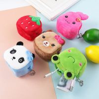 ◐♘ Women Coin Purse Cartoon Zipper Plush Coin Purse Pouch Purse Earphone Bag Wallet Bag Key Holder Bags For Ladies Free Shipping