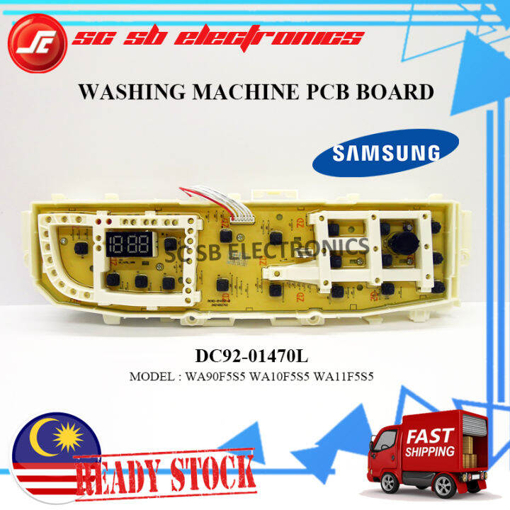 WA90F5S5 / WA10F5S5 / WA11F5S5 SAMSUNG WASHING MACHINE PCB BOARD DC92 ...