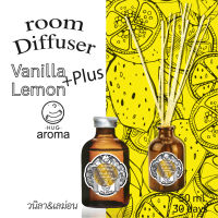 Hug Aroma	Reed Diffuser	50 ML	กลิ่นวนิลา เลมอน ซีตัส	Vanilla Lemon Citrus	น้ำมันหอมระเหย	ก้านไม้กระจายกลิ่น ก้านไม้หอมปรับอากาศ	ไม้น้ำหอม	ปรับกลิ่น	น้ำมันหอม	น้ำมันอโรม่า	พร้อม ก้านไม้	อโรม่า ออยส์	Aroma oils