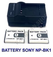 NP-BK1  NP-FK1  BK1  FK1 แบตเตอรี่  แท่นชาร์จ  แบตเตอรี่พร้อมแท่นชาร์จสำหรับกล้องโซนี่ Battery  Charger  Battery and Charger For Sony DSC-S750, DSC-S780, DSC-S950, DSC-980, DSC-W180, DSC W190, MHS-PM1, MHS-PM1V, MHS-PM5, MHS-CM5 BY KANGWAN SHOP