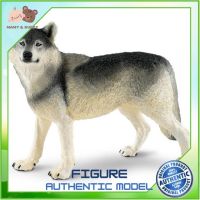 Safari Ltd. : SFR112689 โมเดลหมาป่า Wolf Model Action Figure Cartoon แอกชั่น ฟิกเกอร์ ของเล่น ของสะสม ของเล่นเด็ก ตุ๊กตา Mamy and Buddy