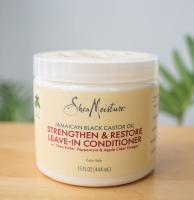 Shea Moisture, Jamaican Black Castor Oil, Strengthen &amp; Restore Leave-In Conditioner 444 g