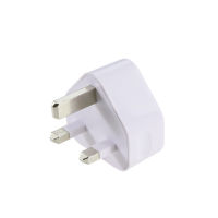 เครื่องชาร์จปลั๊กสามเหลี่ยมสีขาว2 Usb Type-A Port UK Plug ปลั๊กพ่วง3/5/10ที่ชาร์จคอมพิวเตอร์