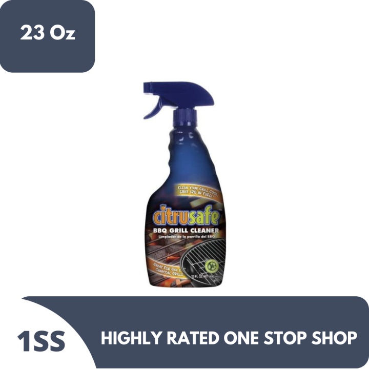 Citrusafe Grill Cleaning Spray BBQ Grid and Grill Grate Cleanser 23 Oz